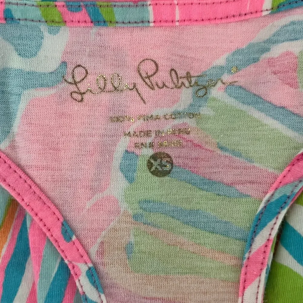 Lilly Pulitzer Monterey Dress Swim Coverup Pink Pout Shellabrate - Picture 6 of 6
